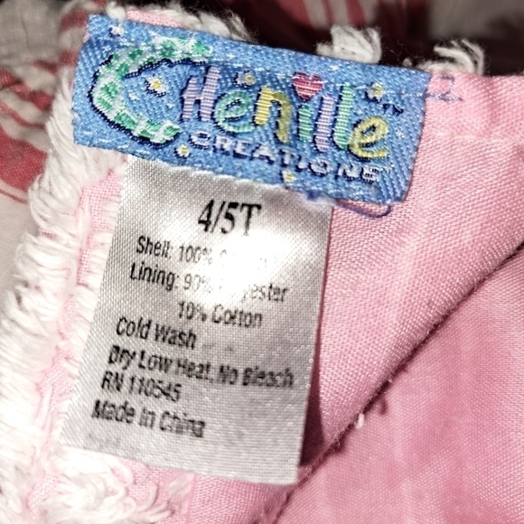 Chenille creations little girl dress size 4/5T - Picture 5 of 5
